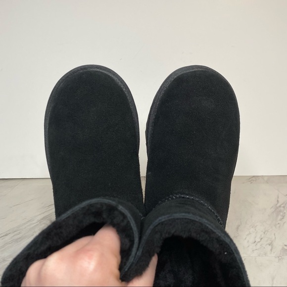 UGG Karel Black Mini Winter Boot 6 - Picture 11 of 14
